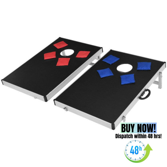 BJ1-Cornhole Set with Foldable Design and Side Handle - Likeshoppe