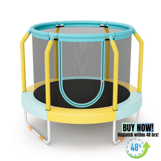 BA46- Mini Trampoline with Enclosure and Heavy-duty Metal Frame - Likeshoppe