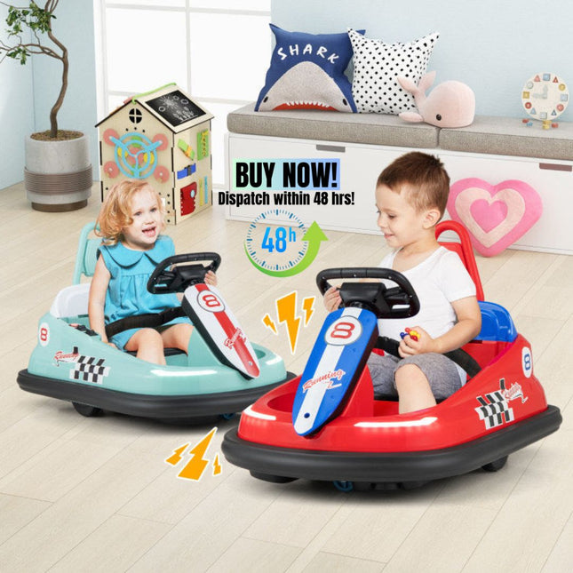 BH22-6V kids Ride-on Bumper Car with 360° Spinning and Dual Motors - Likeshoppe