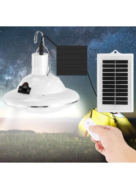 Solar Camping LED Lantern – Portable Hanging Outdoor Emergency Light for Camping & Hiking