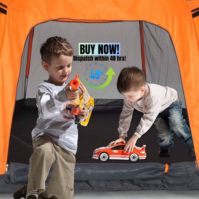 BE10- Kids Play Tent Pop Up Portable Hexagon Playhouse for Backyard Patio Indoor Outdoor Breathable Tent House Children Boys Girls Playing Have Fun - Likeshoppe