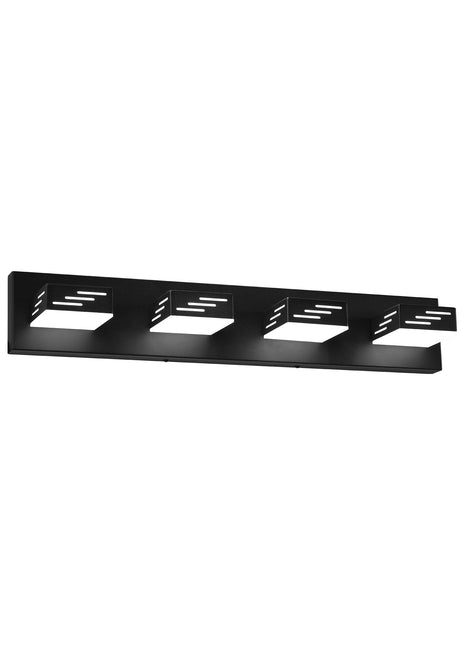 Likeshoppe 32W LED Vanity Light with 4 Rotatable Heads – Modern Waterproof Bathroom Light Fixture for Mirror & Makeup Lighting
