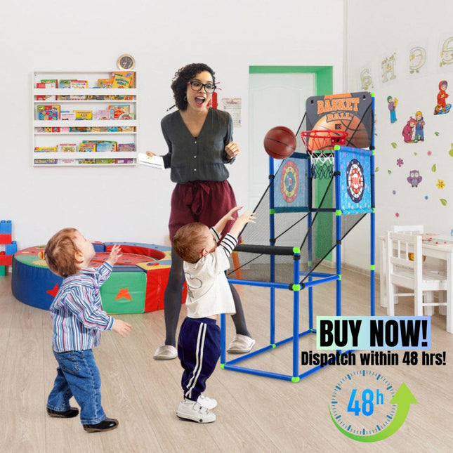 BG13-Kids Basketball Arcade Game with Electronic Scoreboard and Sound Effect - Likeshoppe