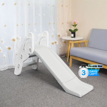 BB2- Toddler Slide Large Play Climber Slide PlaySet with Extra Long Slipping Slope Indoor Slide Kids Slide Toddler Playground Toddler Slide Outdoor Toys for Toddlers (White) - Likeshoppe