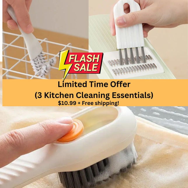3 Kitchen Cleaning Essentials (set) - Likeshoppe