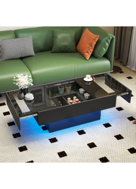 Likeshoppe Lift Top Coffee Table with Hidden Storage – Modern Extendable Sliding Coffee Table