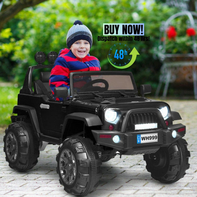 BH24- 12 V Kids Ride On Truck with Remote Control and Double Magnetic Door - Likeshoppe