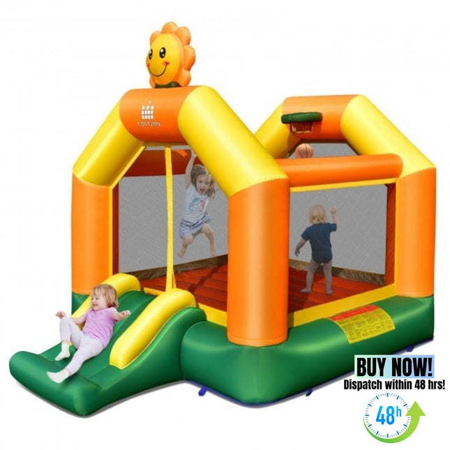 BC19- Kids Inflatable Bounce Jumping Castle House with Slide without Blower - Likeshoppe
