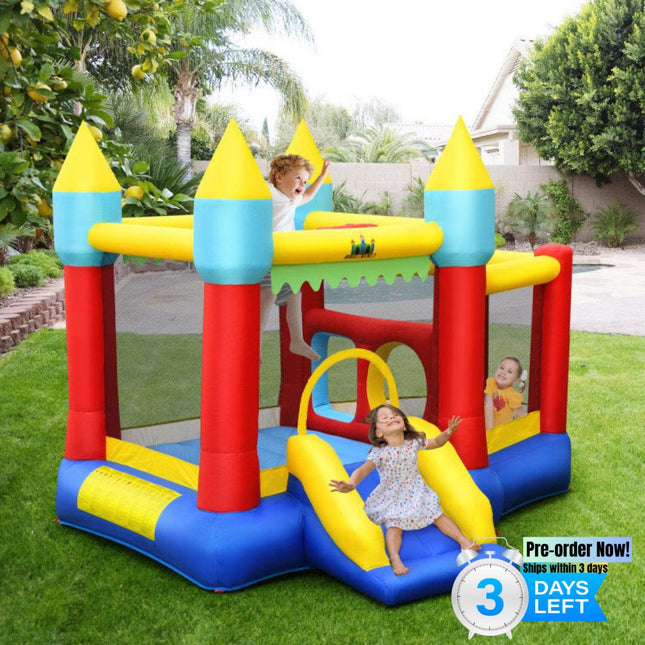 BC5-Inflatable Bounce Slide Jumping Castle Without Blower - Likeshoppe