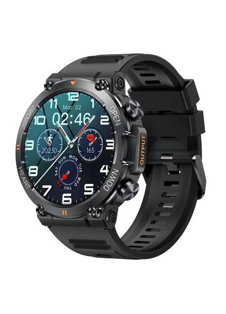 Men’s Smart Watch Round Display – Bluetooth Call Smartwatch with Fitness Tracker