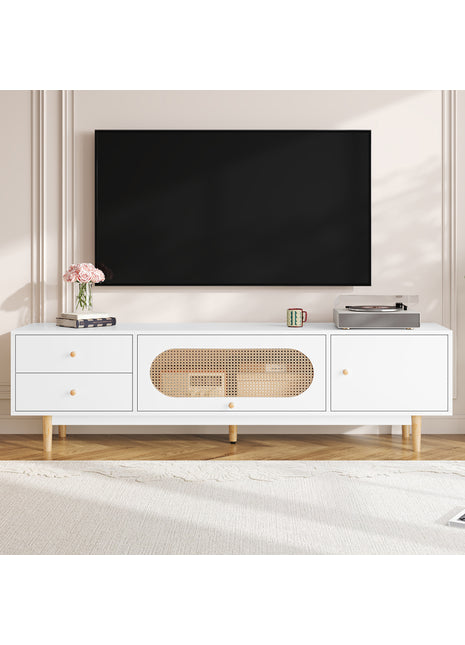 70 Inch TV Stand with Drawers – Modern Entertainment Center for TVs Up to 80"