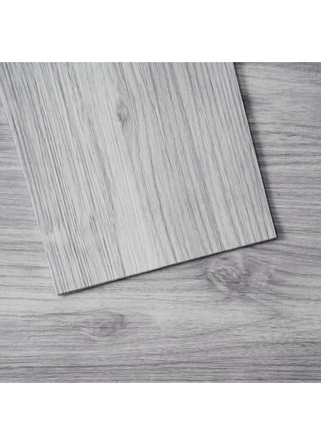 Peel and Stick Wood Grain Floor Tiles – Waterproof Self Adhesive Vinyl Flooring for DIY Home Renovation