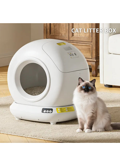 78L Automatic Cat Litter Box Self Cleaning – Smart Tuya APP Fully Enclosed Multi Cat Litter System