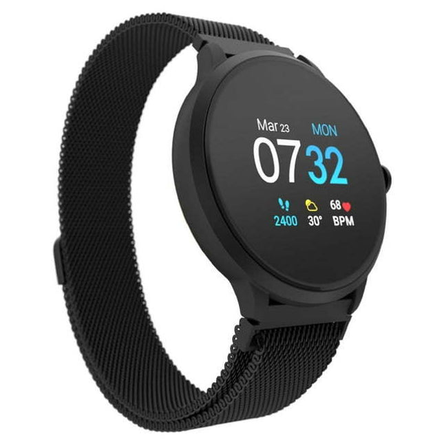 CB1- iTouch Sport 3 Smart Watch & Fitness Tracker, For Women and Men, (43mm), Black Mesh Band - Likeshoppe
