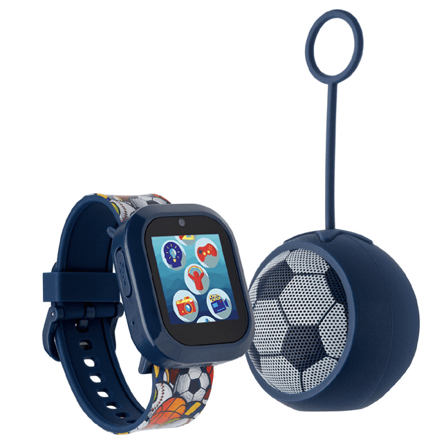 CB13- iTech Jr Kids Boys Soccer Ball Smartwatch and LED Bluetooth Speaker - Likeshoppe