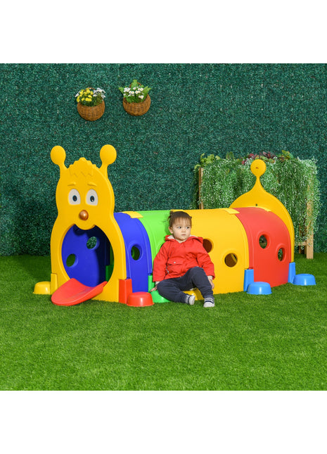 Likeshoppe Kids Caterpillar Play Tunnel – Indoor Outdoor Crawling Tunnel for Toddlers