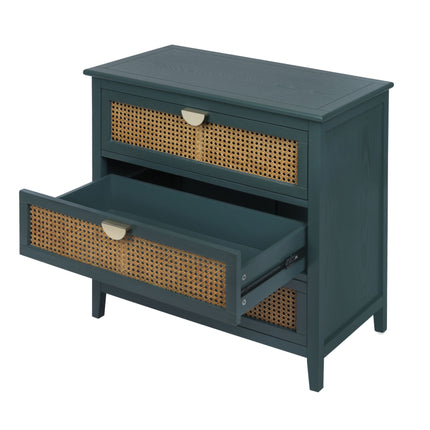 CB3- 3 Drawer Cabinet,Natural rattan,American Furniture,Suitable for bedroom, living room, study - Likeshoppe