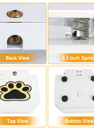 Outdoor Dog Water Fountain Step-On – Paw Activated Pet Drinking Sprinkler with Hose