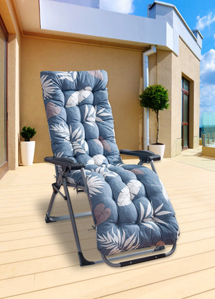 1Pc Chaise Lounger Cushion Recliner Rocking Chair Sofa Mat Deck Chair Cushion Chair Not Inlcuded  Standard Type
