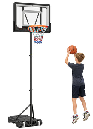 Likeshoppe Choice-Adjustable Portable Basketball Hoop – Outdoor Basketball Stand with Wheels