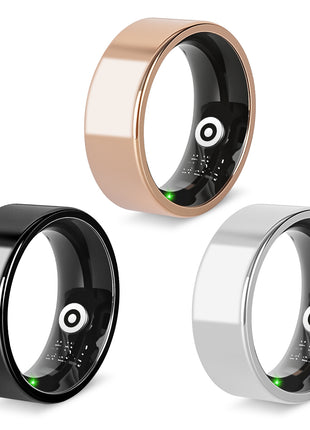 Smart Ring Health Tracker – Sleep, HRV, Stress & Fitness Tracking Ring for iOS & Android