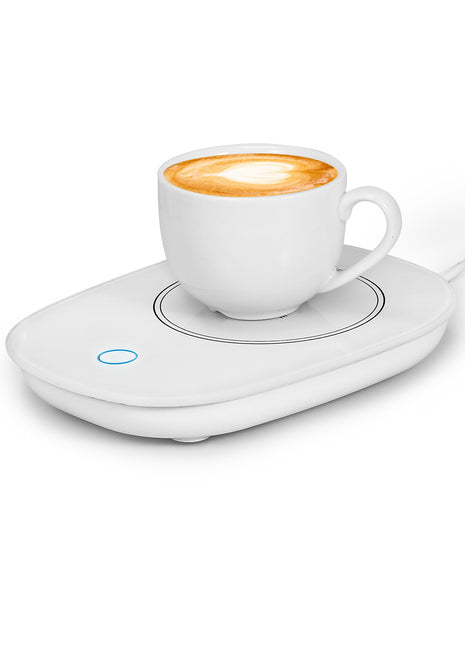 Electric Coffee Mug Warmer with Auto Shut Off – Desk Beverage Heater