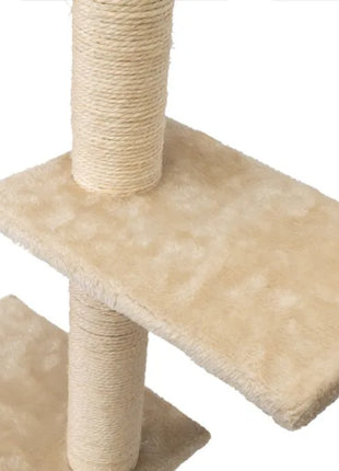5PCS Wall Mounted Cat Climber Set – Floating Cat Shelves Bridge Scratching Activity Tree