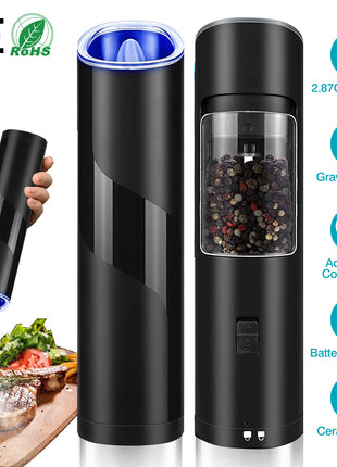 1 Electric Salt and Pepper Grinder Automatic