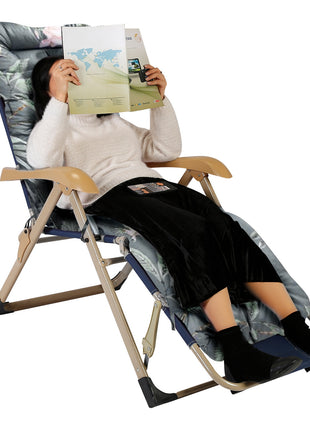 1Pc Chaise Lounger Cushion Recliner Rocking Chair Sofa Mat Deck Chair Cushion Chair Not Inlcuded  Standard Type