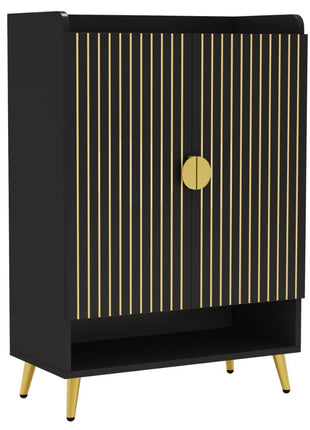 Likeshoppe 7 Tier Shoe Storage Cabinet with Doors – Adjustable Shoe Rack Organizer for Entryway