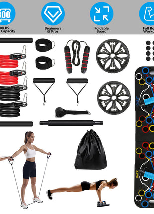 Multifunctional Push Up Board Home Gym Set | Full Body Strength Training Equipment | Likeshoppe