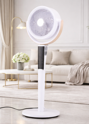 Likeshoppe Smart Tower Fan with 15 Speeds & 5 Modes – Quiet DC Fan with Remote, Oscillation & Timer for Bedroom & Home Cooling