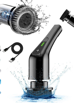 Electric Cleaning Brush Cordless Spin Scrubber with Extendable Handle for Bathroom Kitchen & Tile Cleaning