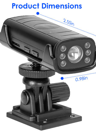 Wireless Backup Camera Rechargeable – Reverse Hitch Camera with Night Vision & App Control
