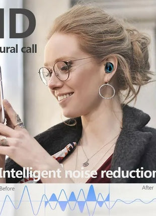 Bluetooth 5.1 Headset TWS Wireless Earphones Mini Earbuds Stereo Headphones IPX7