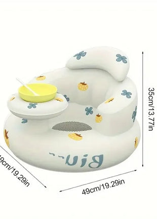 Likeshoppe Infant Sit-Up Support Seat Chair – Baby Training Sofa with Wraparound Back Support & Portable Design (3 Months+)