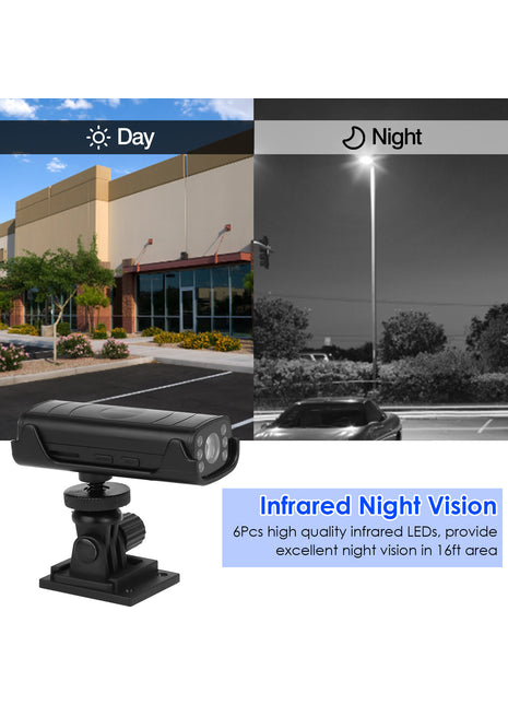 Wireless Backup Camera Rechargeable – Reverse Hitch Camera with Night Vision & App Control
