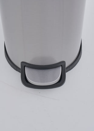 10L Stainless Steel Kitchen Trash Can – Compact Steel Garbage Bin for Kitchen, Bathroom & Office