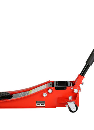 3 Ton Hydraulic Floor Jack Low Profile – Dual Piston Quick Lift Racing Jack (3.3”–18.5”) for Cars, Trucks & SUVs