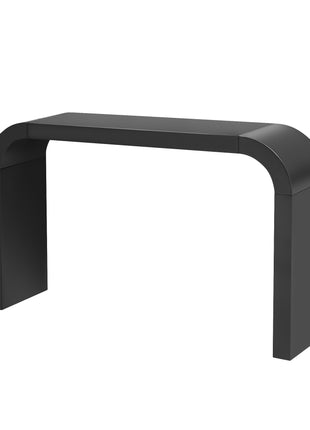 Likeshoppe Modern Minimalist Black Console Table – 52" Entryway Sofa Table for Hallway &amp; Living Room