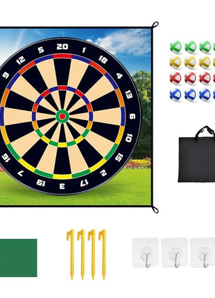 Golf Chipping Game Mat Set – Backyard Sticky Ball Golf Toss Game for Kids & Adults