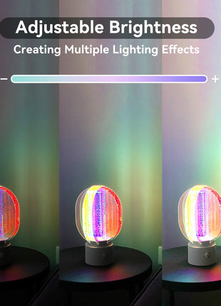 Aurora LED Atmosphere Lamp – Color Changing Portable Night Light for Bedroom Decor