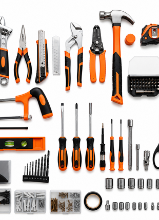LIKESHOPPE Home & Auto Repair Tool Kit – Complete Tool Set with Drawer Storage Toolbox