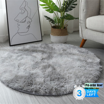 AR4- 1pc, Non-Slip Plush Round Area Rug for Living Room and Kitchen - Soft and Durable Indoor Floor Mat for Home and Room Decor - 23.62 x 23.62 - Likeshoppe 