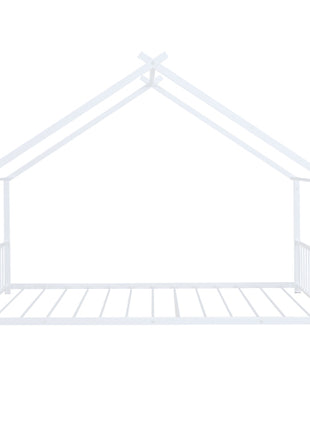 Likeshoppe Kids Full Size Metal Household Bed