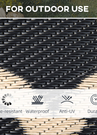 Reversible Outdoor Rug Waterproof Polypropylene – Camping, Patio, Deck & Beach Rug