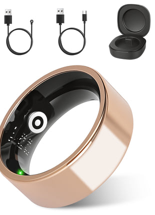 Smart Ring Health Tracker – Sleep, HRV, Stress & Fitness Tracking Ring for iOS & Android