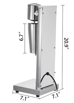 Likeshoppe Stainless Steel Milkshake Maker – 2-Speed Electric Milkshake Mixer for Smoothies &amp; Shakes
