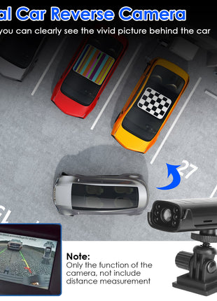 Wireless Backup Camera Rechargeable – Reverse Hitch Camera with Night Vision & App Control