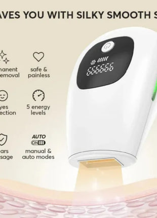 Professional IPL Laser Hair Removal Device – 900,000 Flashes Painless Epilator for Women & Men